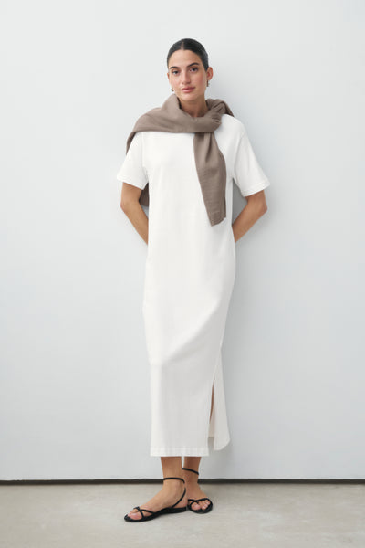 Heavyweight Cotton Crewneck Tee Dress