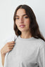 The Practice Tee  – Heather Gray (Spa Knit)