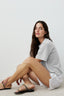The Practice Tee  – Heather Gray (Spa Knit)