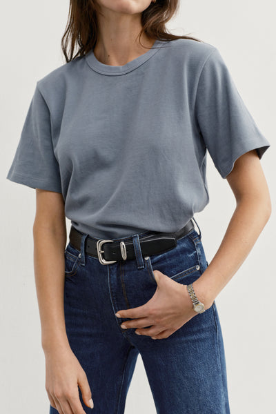 Heavyweight Jersey Knit Boxy Tee from AYR - $88
