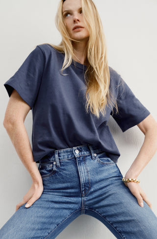 The Practice Tee – Vintage navy