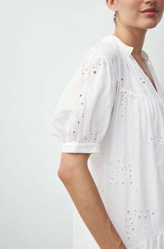 The Rising Sign – Embroidered white