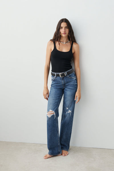 Comfort Stretch Wide Legged Jeans