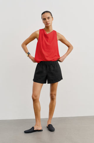 The Shimmy – Black linen