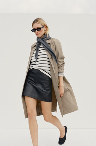 The Snap – Black leather