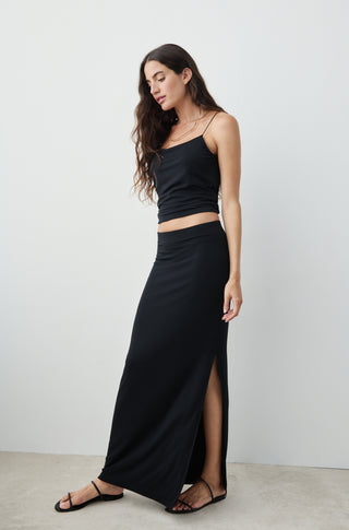 The Soft Club Skirt – Black