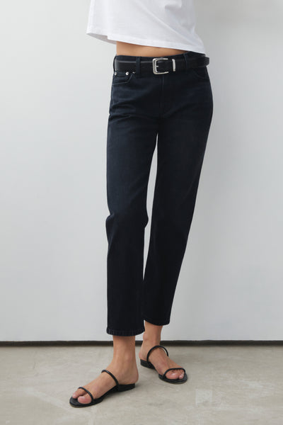 Premium Women's Mid Rise Barrel Leg Denim