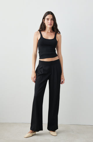 The Supremo – Black heavyweight silk