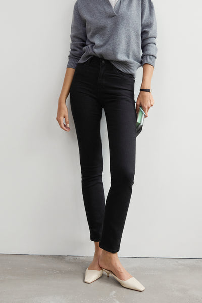 Premium Slim Leg High Rise Jeans