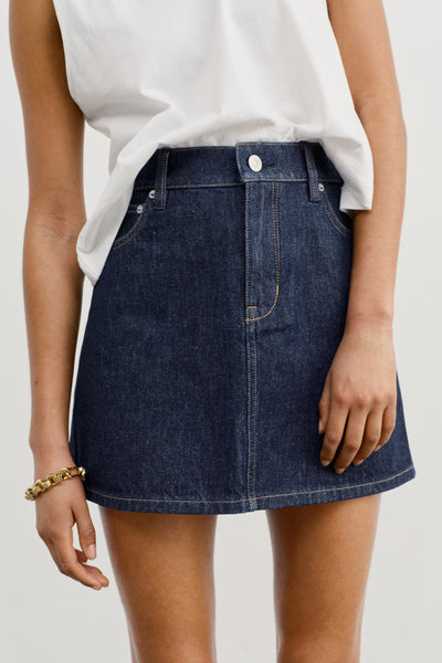 Premium Women's Denim Mini Skirt from AYR - $225