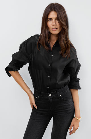 The Tate – Black organdy