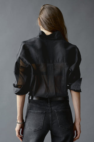The Tate – Black organdy