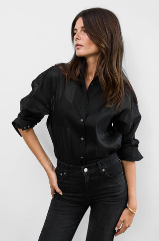 The Tate – Black organdy