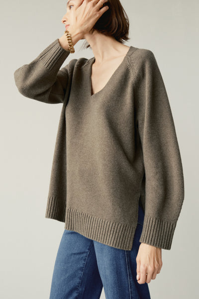Premium Cashmere Oversized V