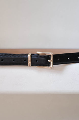 The Classic Belt – Black leather
