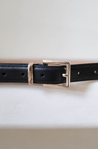 The Classic Belt – Black leather