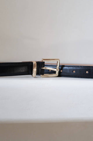 The Classic Belt – Black leather