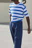 The Capital T (Final Sale)  – Beach Glass Stripe