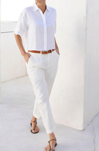 The Book Club (Final Sale) – White linen