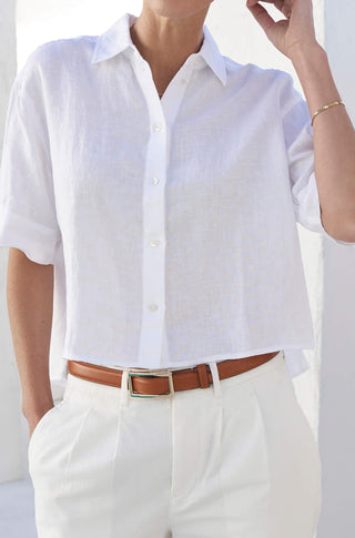 The Book Club (Final Sale) – White linen