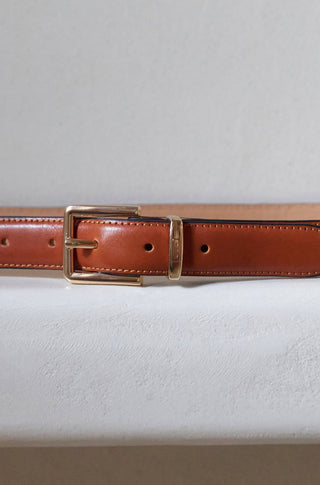 The Classic Belt – Cognac leather