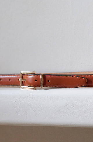 The Classic Belt – Cognac leather
